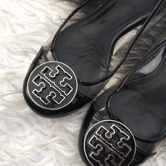 Tory Burch Shoes - tory burch clear reva flats
